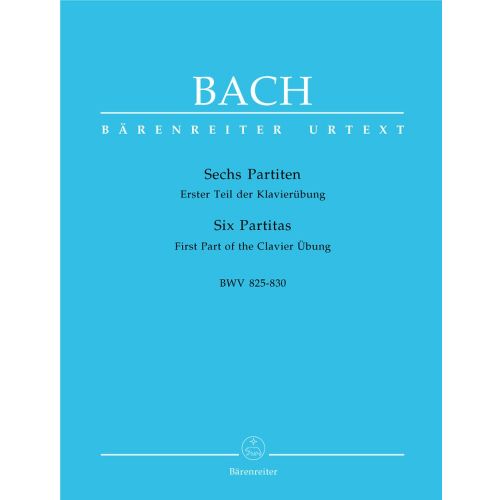 BACH J.S. - SIX PARTITAS BWV 825-830 - PIANO