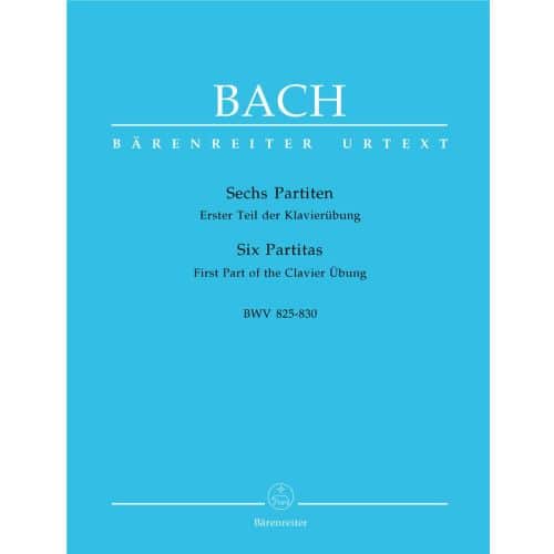 BACH J.S. - SIX PARTITAS BWV 825-830 - PIANO