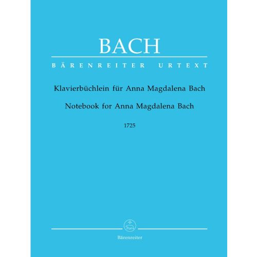 BACH J.S - NOTEBOOK FOR ANNA MAGDALENA BACH - PIANO