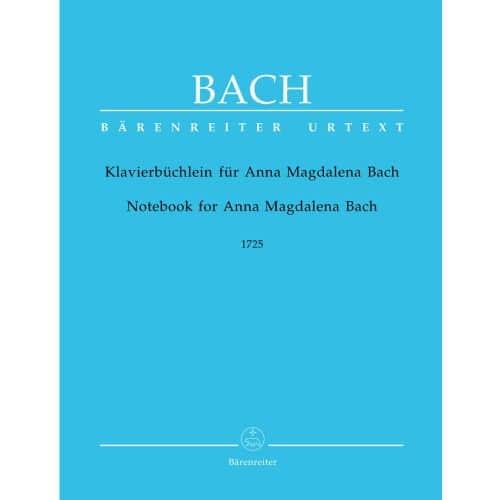 BACH J.S - PETIT LIVRE D'ANNA MAGDALENA BACH - PIANO