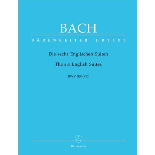 BACH J.S. - THE SIX ENGLISH SUITES BWV 806-811 - HARPSICHORD