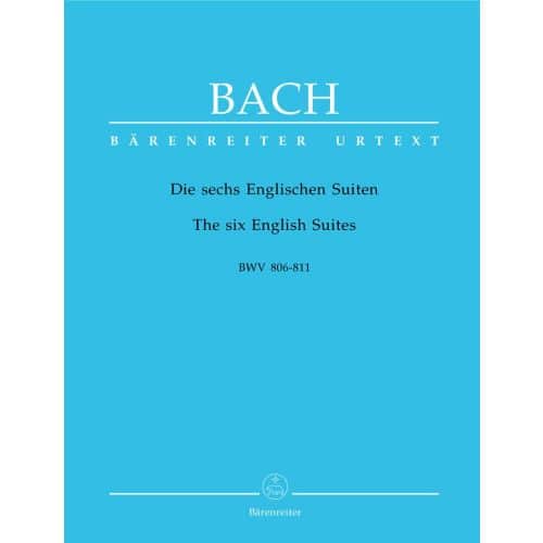 BACH J.S. - THE SIX ENGLISH SUITES BWV 806-811 - CLAVECIN