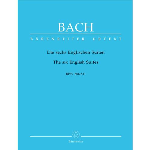 BACH J.S. - THE SIX ENGLISH SUITES BWV 806-811 - HARPSICHORD