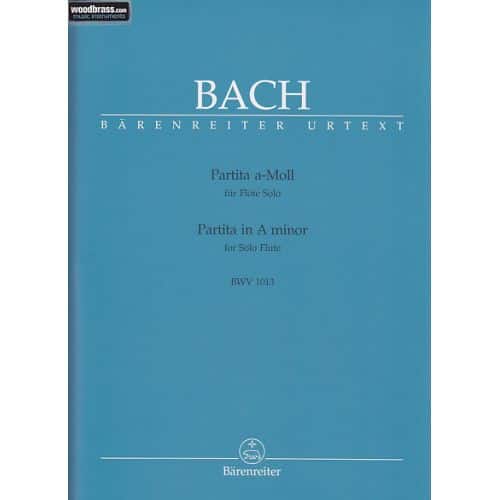 BARENREITER BACH J.S - PARTITA EN LA MINEUR BWV 1013 - FLUTE SEULE