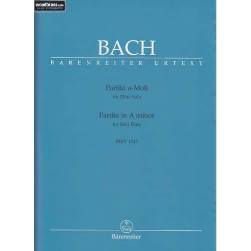 BACH J.S - PARTITA EN LA MINEUR BWV 1013 - FLUTE SEULE