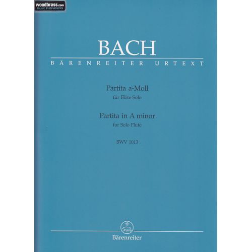 BARENREITER BACH J.S - PARTITA A MINOR BWV 1013 - FLUTE SOLO
