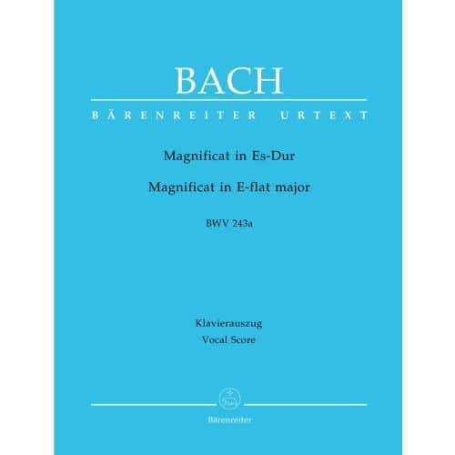 BACH J.S. - MAGNIFICAT EN MIB MAJEUR BWV 243A - REDUCTION CHANT, PIANO