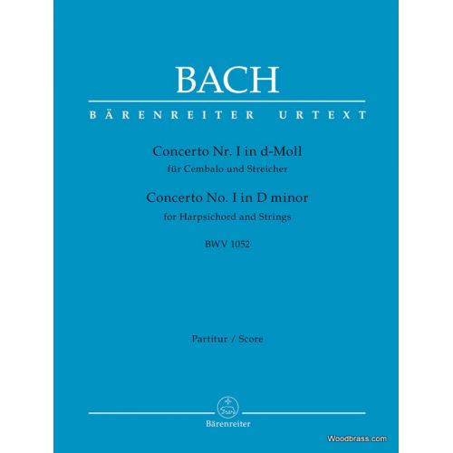 BACH J.S. - CONCERTO N°1 IN D-MOLL BWV 1052