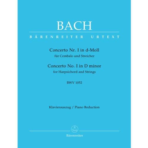 BACH J.S. - CONCERTO N°1 EN RE MINEUR BWV 1052 - CLAVECIN