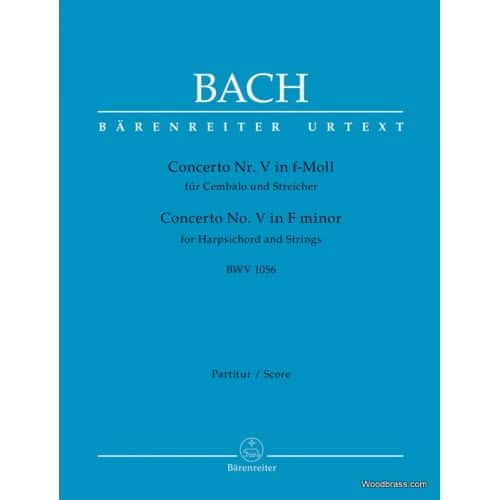BACH J.S. - CONCERTO N°5 IN F-MOLL BWV 1056 - SCORE