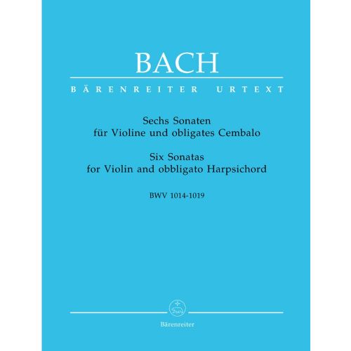 BACH J.S. - 6 SONATES BWV 1014-1019 - VIOLON ET CLAVECIN OBLIGE