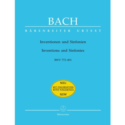 BACH J.S. - INVENTIONS AND SINFONIES BWV 772-801 - HARPSICHORD
