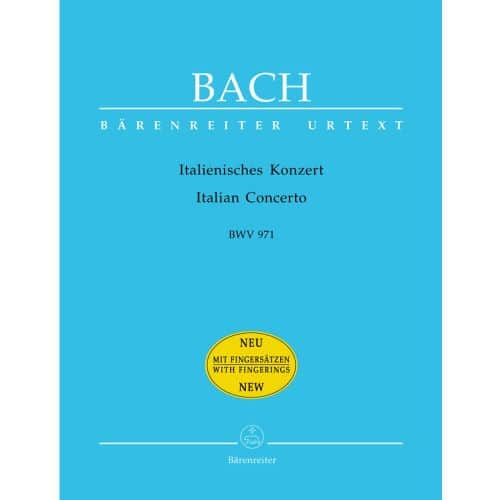 BACH J.S. - ITALIAN CONCERTO BWV 971 - CLAVECIN