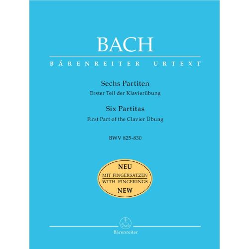 BARENREITER BACH J.S - SIX PARTITAS BWV 825-830 - PIANO