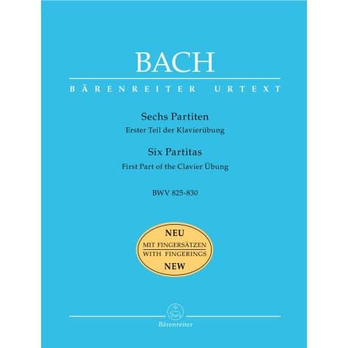 BACH J.S - SIX PARTITAS BWV 825-830 - PIANO