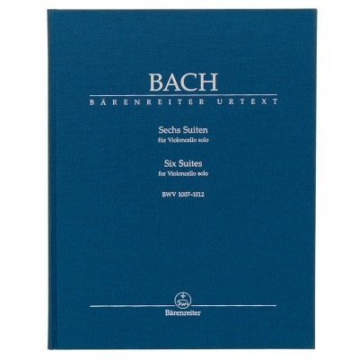  J.s Bach - 6 Suites Bwv 1007-1012 - Violoncelle Seul - Couverture Rigide