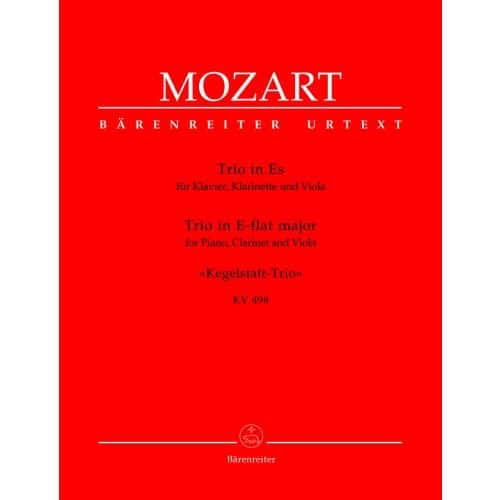 MOZART W.A. - TRIO DES QUILLES EN MIB MAJEUR KV 498 - PIANO, CLARINETTE, ALTO