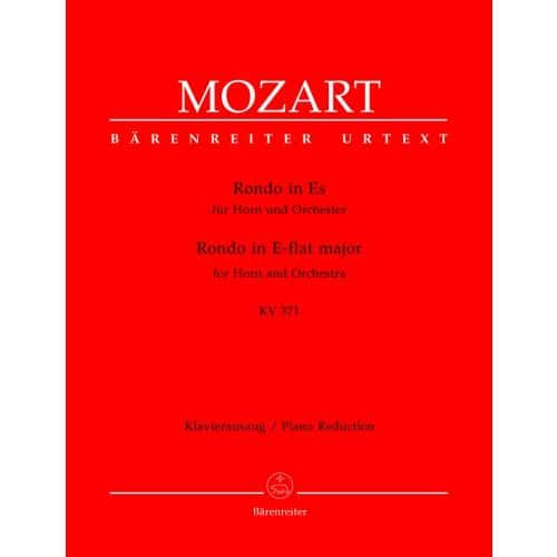 MOZART W.A. - RONDO IN ES FUR HORN UND ORCHESTER KV 371 - HORN, KLAVIER