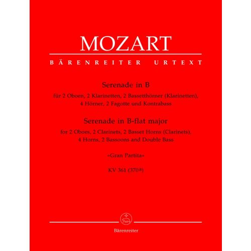  Mozart W.a. - Serenade En Sib Majeur Kv 361 (370a) Grande Partita