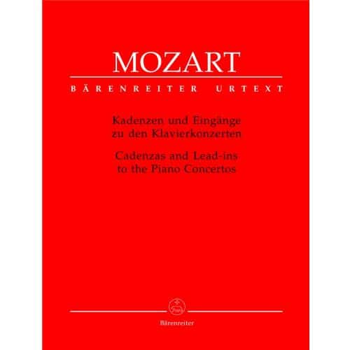 MOZART W.A. - CADENZA AND LEAD-INS TO THE PIANO CONCERTOS - PIANO