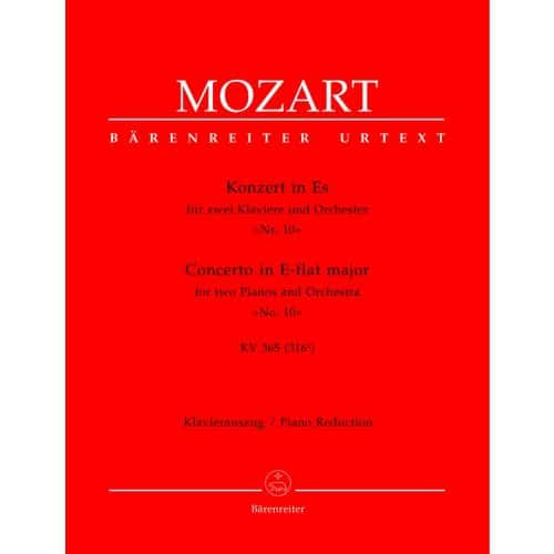 MOZART W.A. - KONZERT N°10 IN ES KV 365 (316A) - 2 KLAVIEREN