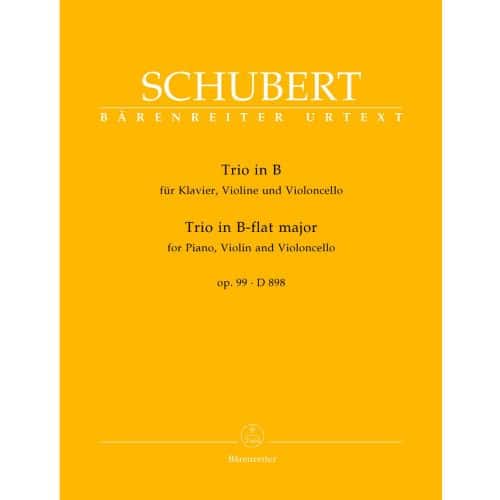 SCHUBERT FRANZ - TRIO B FLAT OP.99 - VIOLIN, CELLO AND PIANO
