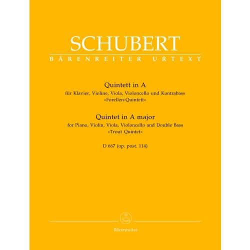 SCHUBERT F. - QUINTETTE 