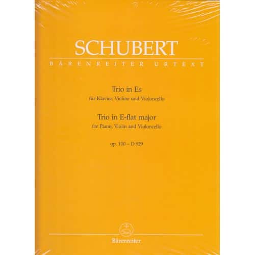 SCHUBERT - TRIO IN E-FLAT MAJOR FOR PIANO, VIOLIN AND VIOLONCELLO E-FLAT MAJOR D 929 OP. 100