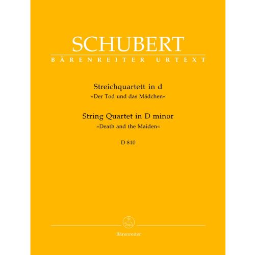 SCHUBERT F. - STRING QUARTET 