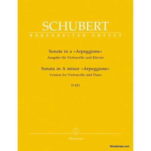 BARENREITER SCHUBERT F. - SONATE A-MOLL D 821 " ARPEGGIONE" - VIOLONCELLE ET PIANO