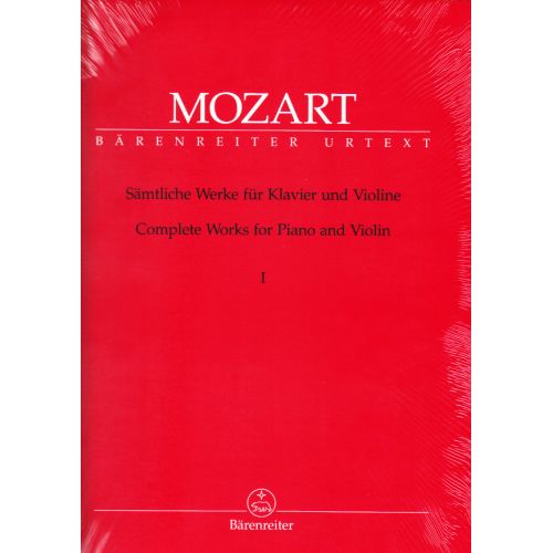 BARENREITER Moz W. A. - Moz W.A. - Oeuvres Completes Vol.2 - Violon, Piano