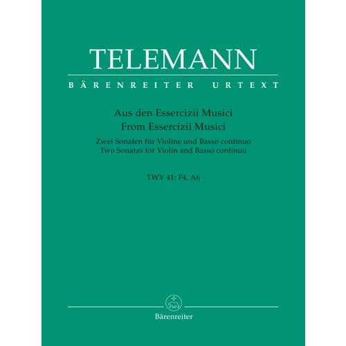 TELEMANN G. PH. - TWO SONATAS - VIOLON ET BC