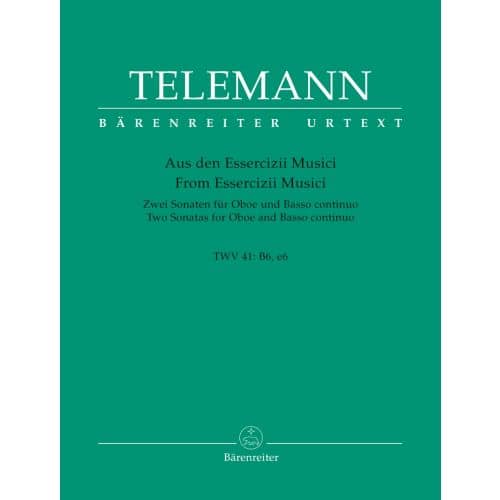 TELEMANN G. PH. - TWO SONATAS - VIOLON ET BC