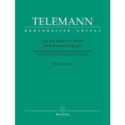 BARENREITER TELEMANN G. PH. - TWO SONATAS - VIOLON ET BC