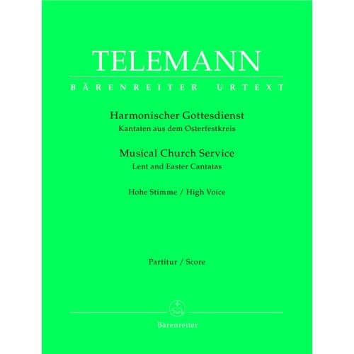 TELEMANN G.P. - MUSICAL CHURCH SERVICE, LENT AND EASTER CANTATAS