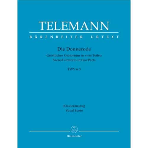  Telemann G. Ph. - Die Donnerode