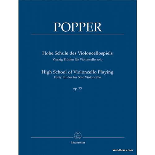 BARENREITER Popper D. - High School Of Violoncello Playing Op.73