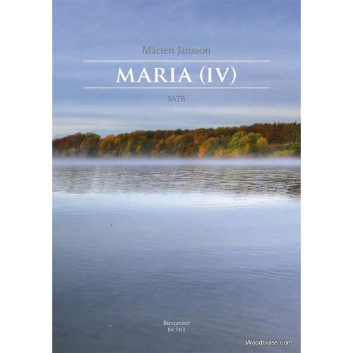 MARTEN JANSSON - MARIA (IV) - SATB