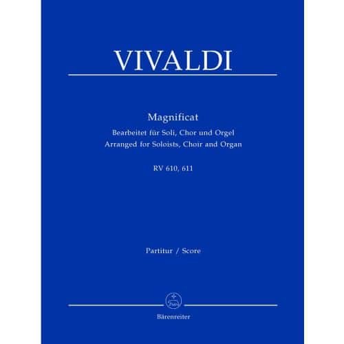VIVALDI A. - MAGNIFICAT RV 610/611 - SOLOISTS, CHOIR, ORGAN