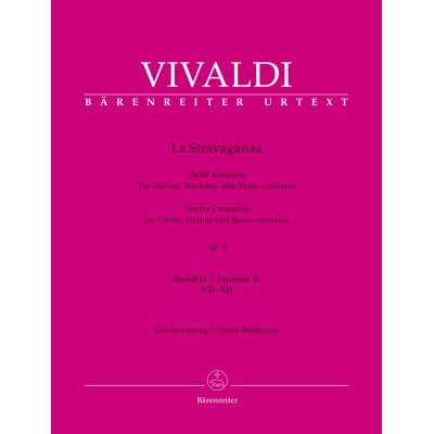 VIVALDI ANTONIO - LA STRAVAGANZA OP.4 VOL.2 - VIOLON & PIANO