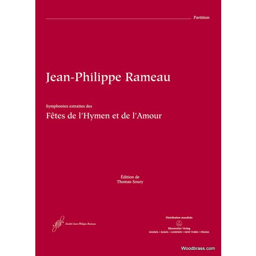 RAMEAU JEAN-PHILIPPE - SYMPHONIES EXTRAITES DES 