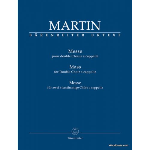 MARTIN F. - MESSE POUR DOUBLE CHOEUR A CAPPELLA