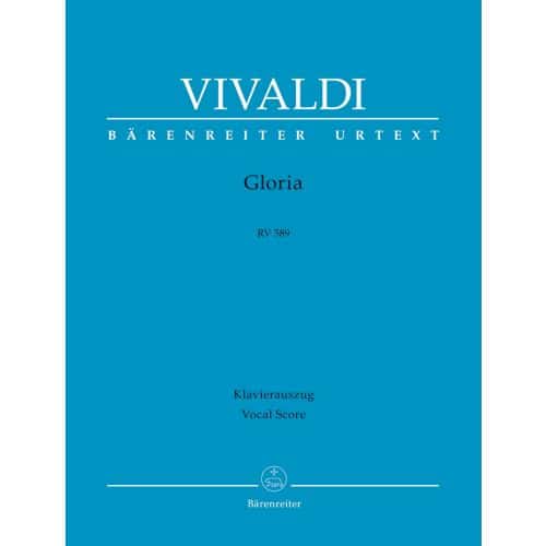 VIVALDI A. - GLORIA RV 589 - REDUCTION PIANO