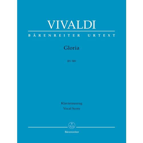 VIVALDI A. - GLORIA RV 589 - REDUCTION PIANO
