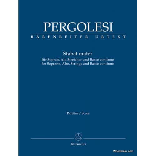 PERGOLESE G.B. - STABAT MATER - SCORE