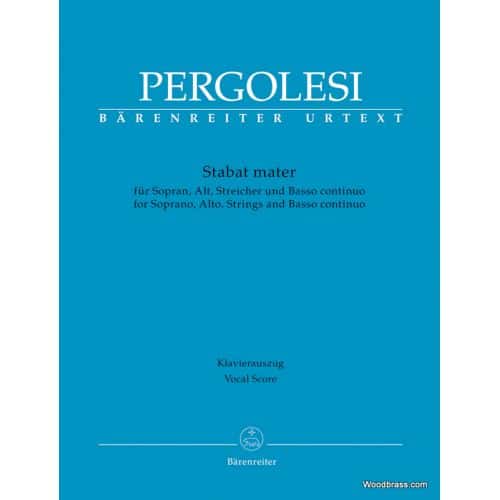 PERGOLESE G.B. - STABAT MATER - VOCAL SCORE 