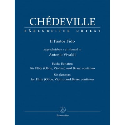 BARENREITER CHEDEVILLE NICOLAS - IL PASTOR FIDO - FLUTE (OU HAUTBOIS, OU VIOLON) & BASSE CONTINUE