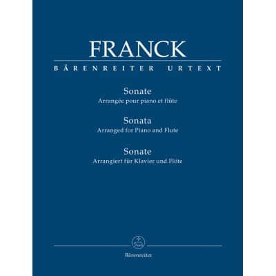 BARENREITER FRANCK C. - SONATE - FLUTE & PIANO