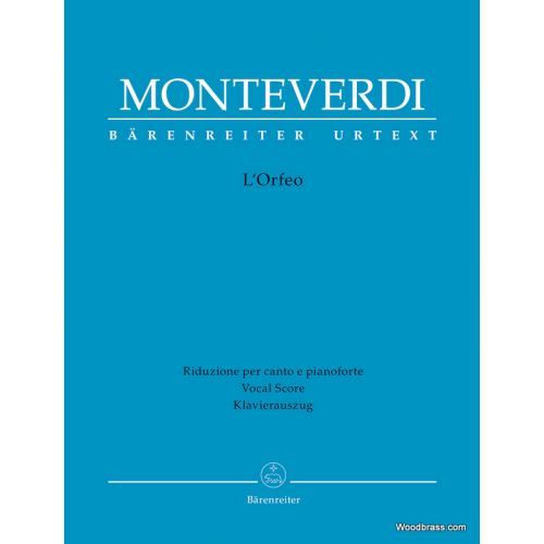 MONTEVERDI C. - L'ORFEO - VOCAL SCORE