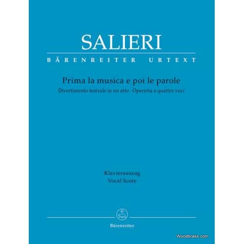 SALIERI A. - PRIMA LA MUSICA E POI LA PAROLE